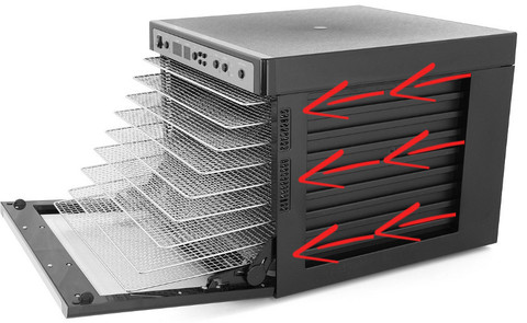 Horizontal dehydrator