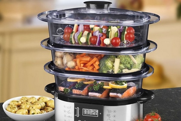 Dishes in a double boiler