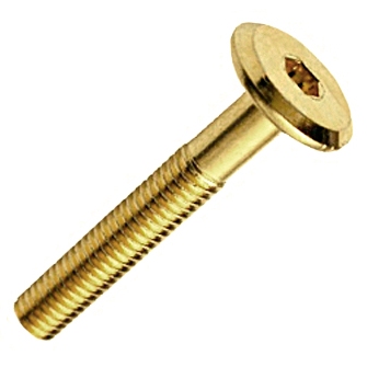 Flat head screw