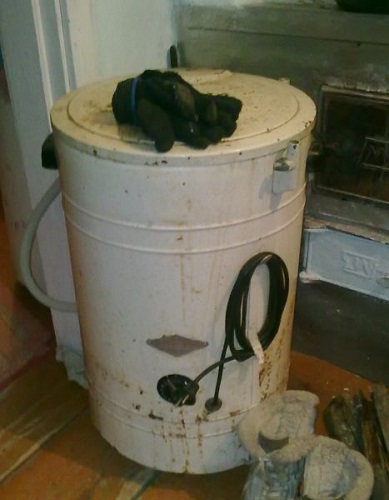 Old washing machine