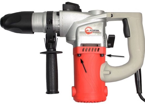 Perforator with a vertical electric drive