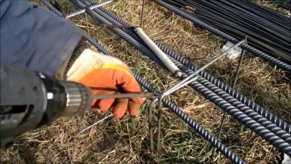 rebar binding by screwdriver