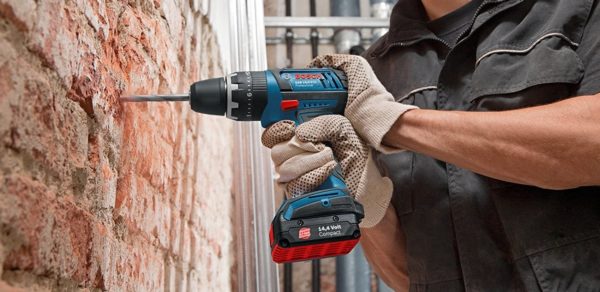 brick wall drilling