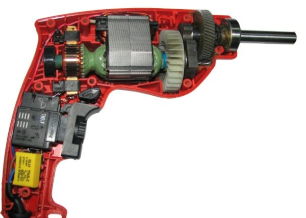 internal structure of the screwdriver
