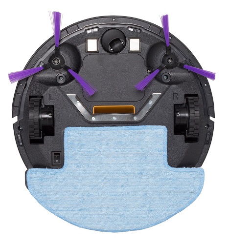 Robot vacuum cleaner bottom view
