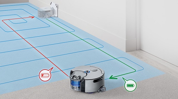 Vacuum cleaner route map