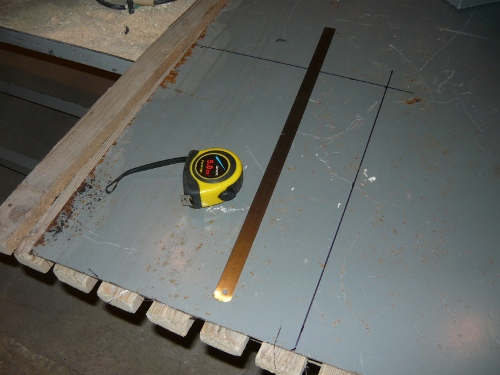 Metal sheet marking