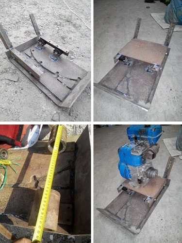 Vibrating plate assembly process