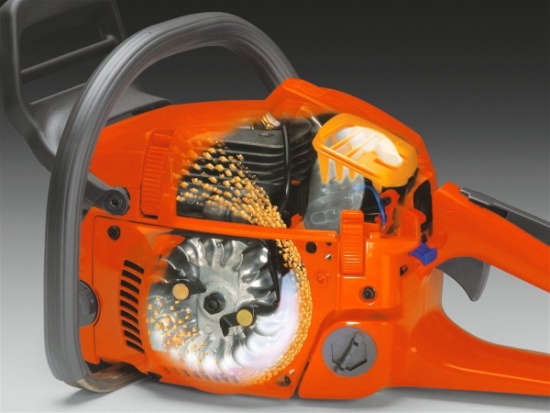 Filter in chainsaw