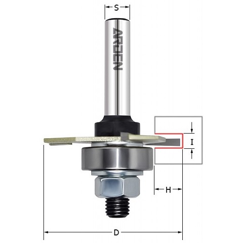 Slotted disk milling cutter