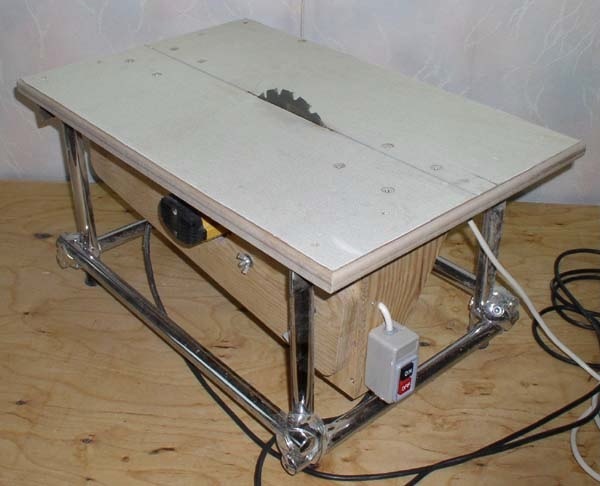 Assembled saw