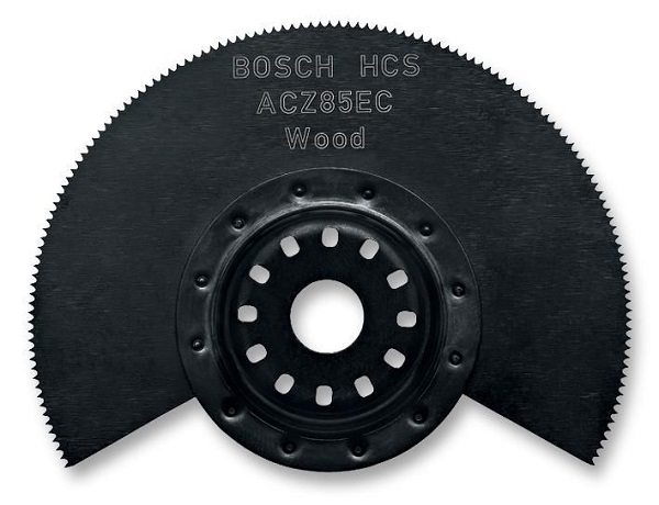 Semicircular cutting disc