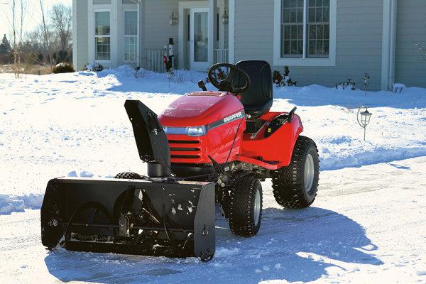 Snowplow minitractor