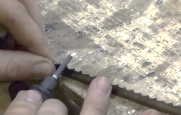 Sharpening engraver