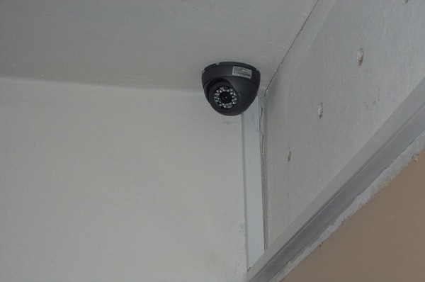 Camera in the entrance