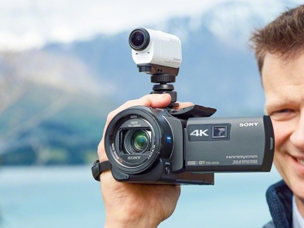 Shooting a video camera on weight