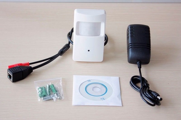 Camera with motion sensor
