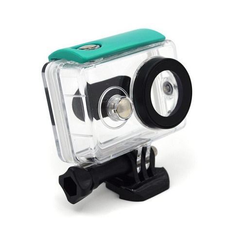 Action camera with aquabox