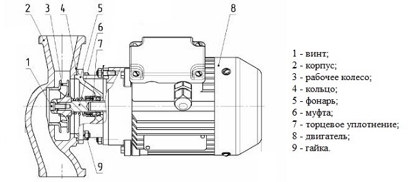 Dry rotor pump