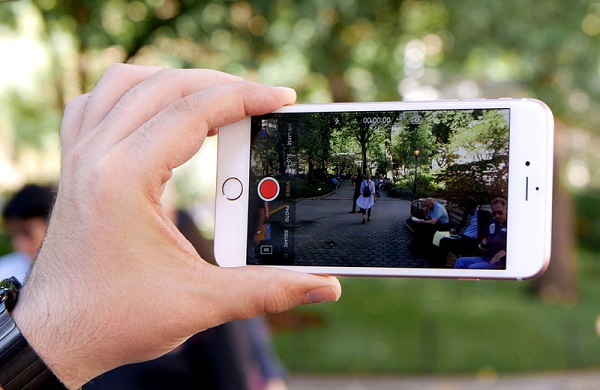 Shooting a smartphone