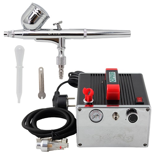 Airbrush with compressor