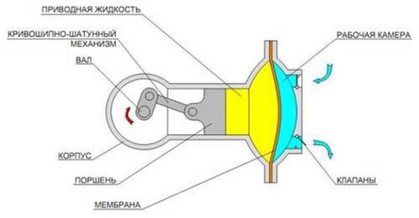 Diaphragm compressor