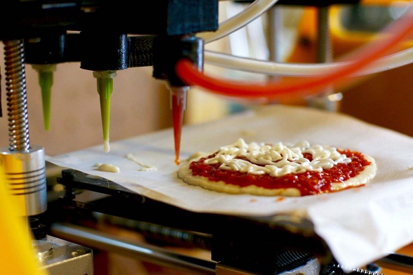 Pizza on a 3D printer