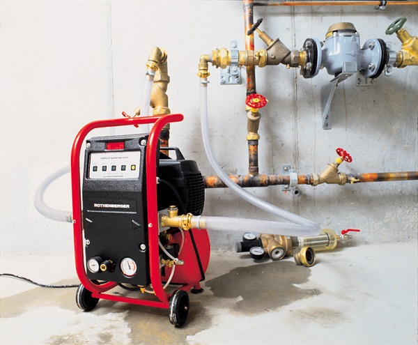 Flushing the heating system