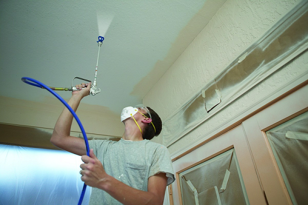 Painting the ceiling