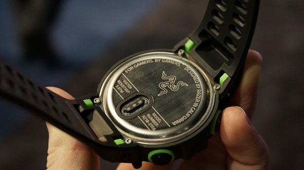 Clock on the back side