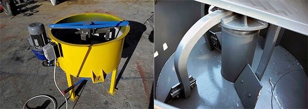 Forced Concrete Mixer
