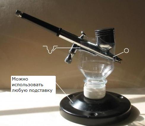 Airbrush holder