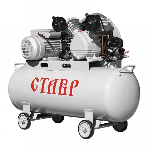 Coaxial and belt driven compressor