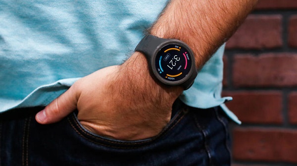 Smart watch on hand