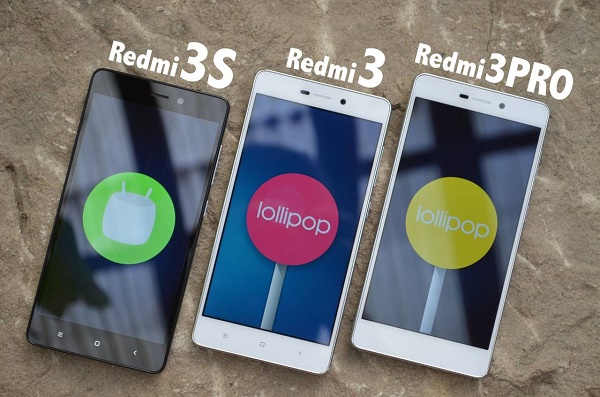 Three phone models