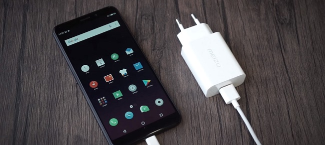 Charging meizu m6 s