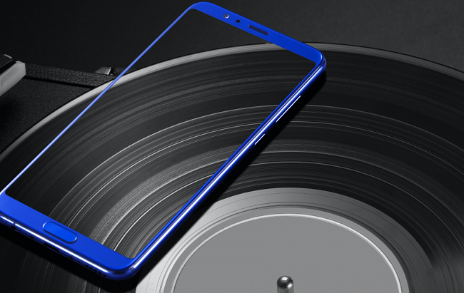 Smartphone on the plate