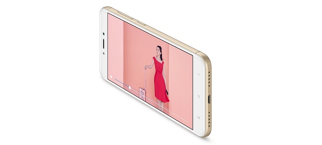 Side view of the smartphone