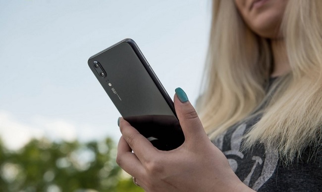 The back of the smartphone