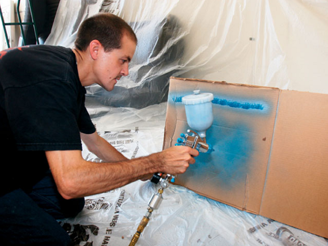 Work spray gun