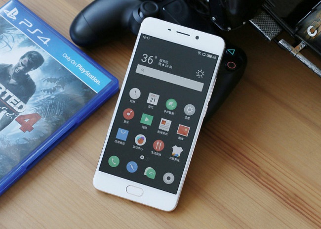 Smartphone on the table