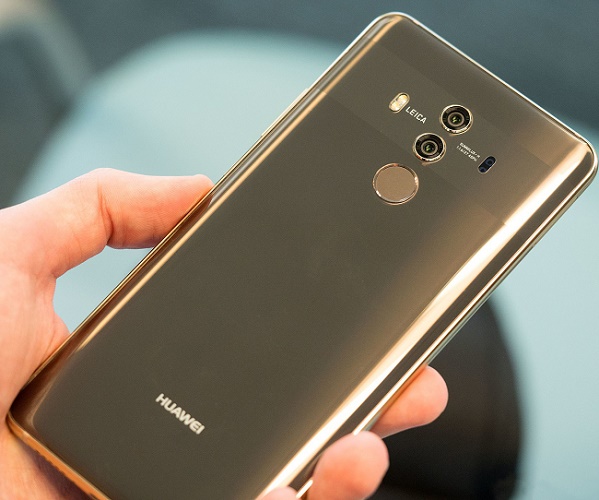 The back of the smartphone