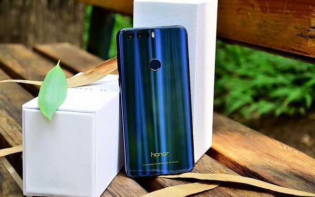 The back of the smartphone