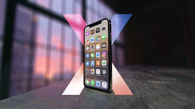 iPhone X smartphone