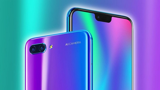 Both sides Honor 10
