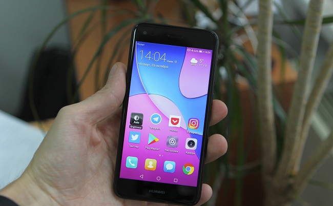 Smartphone in hand