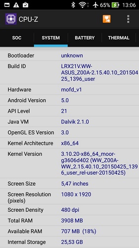CPU features