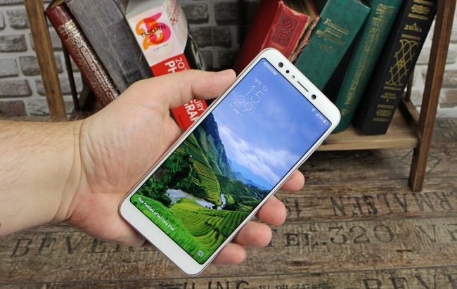 Front side of the phone