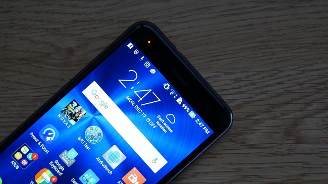 Smartphone display