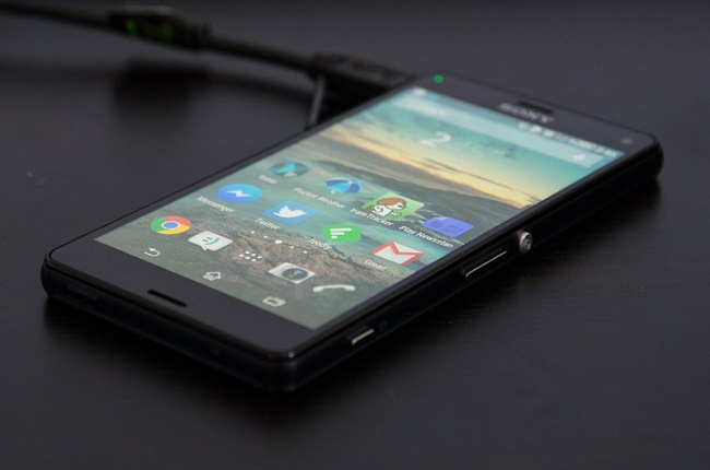 Phone on charge